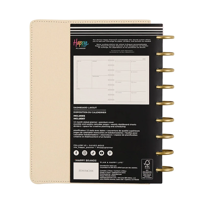 The Classic Happy Planner® Mod Sketches Premium Cover