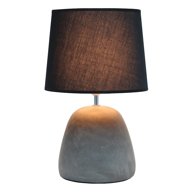 Simple Designs™ 17" Round Concrete Table Lamp