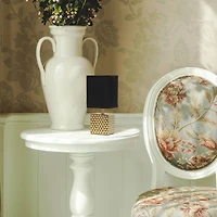 Simple Designs 12" Petite Hammered Gold Square Table Lamp