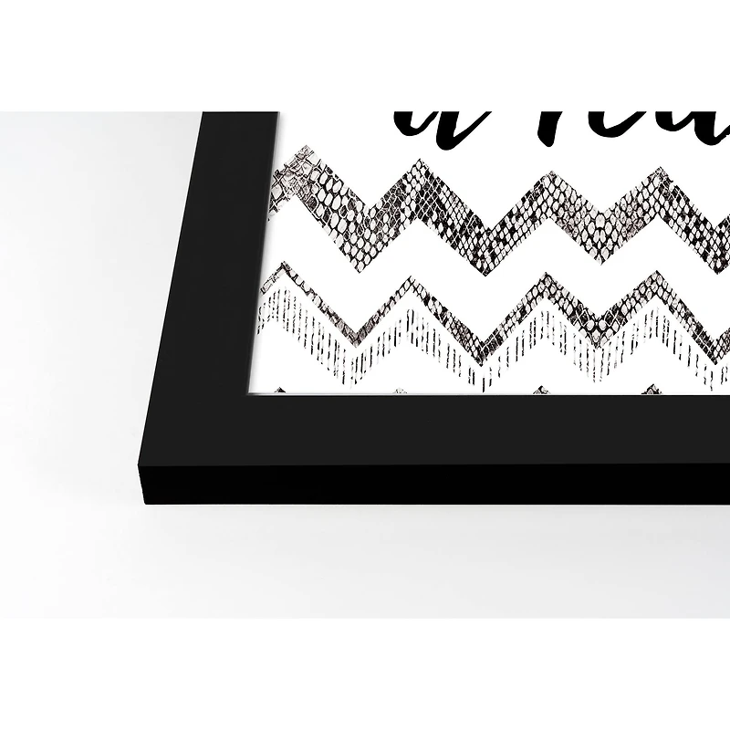 Creep It Real Black Framed Print Wall Art