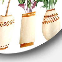 Designart - Trio of Houseplants Sanseviera Snake Plant