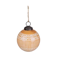 3" Light Brown Gingerbread Glass Ball Ornament by Ashland®