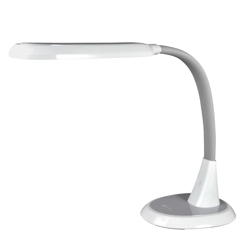 OttLite 27" White Wide Area Dimmable LED Table Lamp