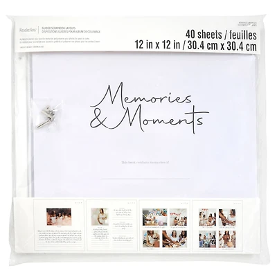 12" x 12" Memories & Moments Guided Scrapbook Layouts by Recollections™