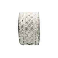 1.75'' x 2yd. Lace Sequined Ribbon by Celebrate It®
