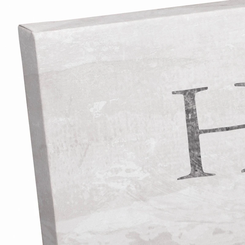 Distressed Home Sign 20" x 30" Canvas Wall Art