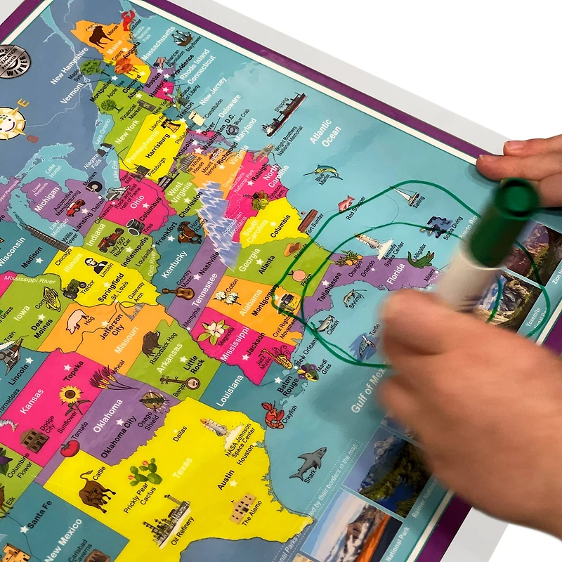 Tot Talk United States Of America Placemat