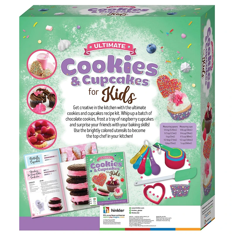 Hinkler Ultimate Cookie & Cupcakes for Kids Cookbook
