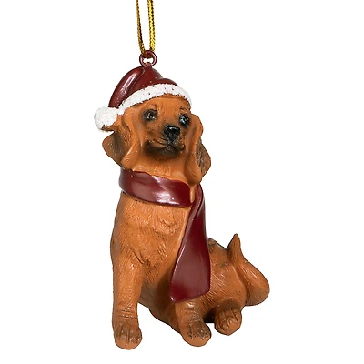 3.5" Dachshund Holiday Dog Ornament