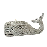 Hello Honey® 24" Bankuan Rope Whale Box with Lid
