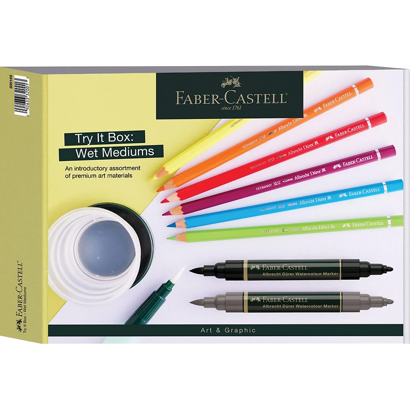 Faber-Castell® Wet Mediums Art & Graphic Try It Box Set