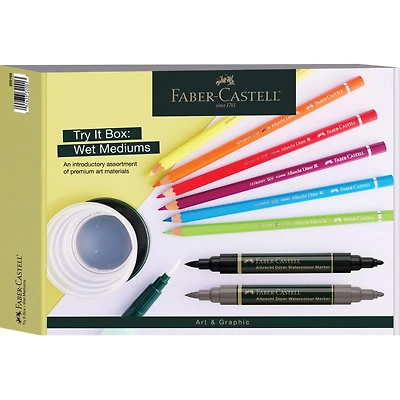 Faber-Castell® Wet Mediums Art & Graphic Try It Box Set