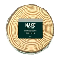 3.875" Pinewood Slices, 4ct. by Make Market®