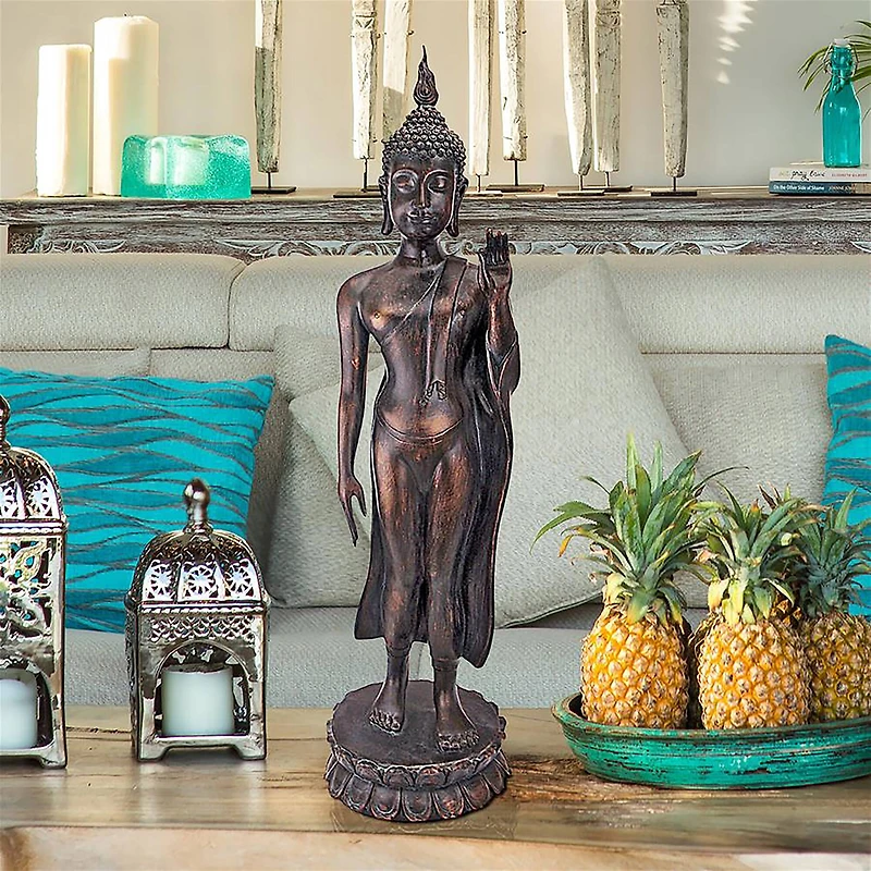 Design Toscano 34" Free from Fear Standing Buddha Statue