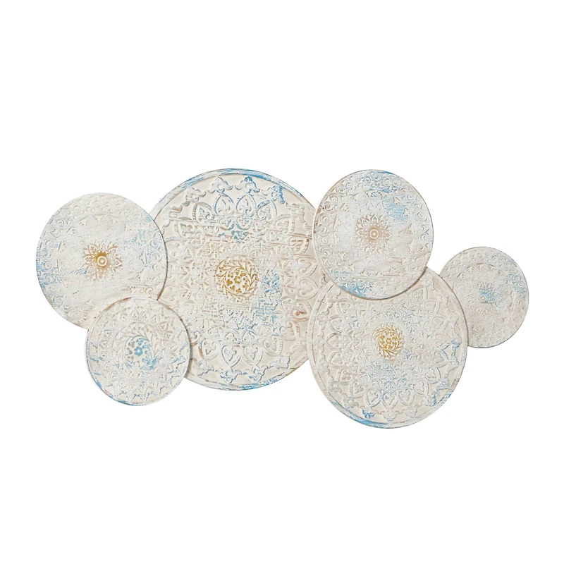 47" White Wood Farmhouse Wall Décor