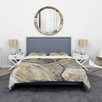 Designart 'Glam Phoenix Neutral' Glam Bedding Set