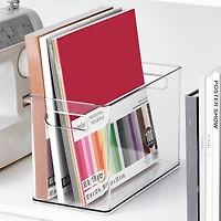 13" x 6.5" Clear Storage Bin with Handles by Simply Tidy™