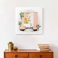 Glam Tub Canvas Wall Art