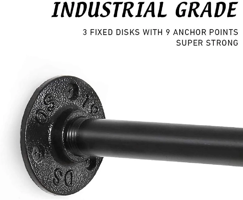 33" Wall Mounted Clothes Rack