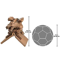 Design Toscano Apex, the Winged Dragon Sculptural Roof Cresting