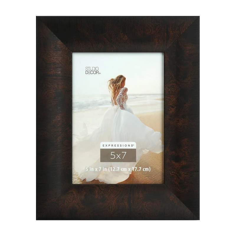 Expressions™ 5" x 7" Espresso Beveled Frame by Studio Décor®