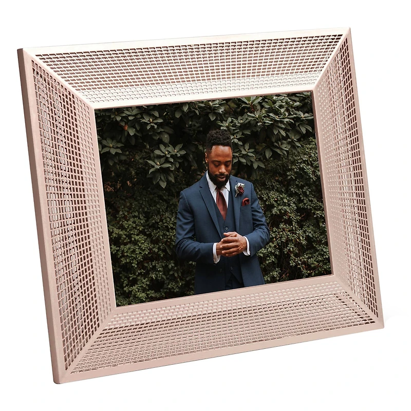Aura Frames Platinum Rose Smith Frame with Speaker
