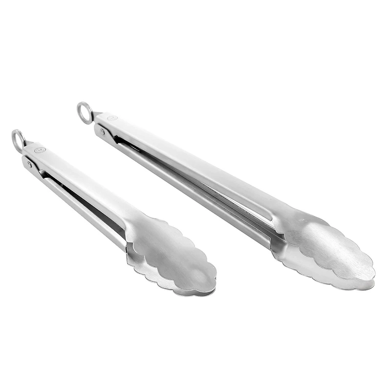 Martha Stewart 2 Piece Stainless Steel Tongs