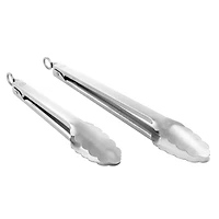 Martha Stewart 2 Piece Stainless Steel Tongs