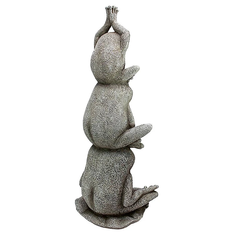 Design Toscano 23.5" Tower of Frog Power Garden Statue