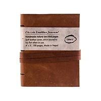 Lama Li Leather Journal, 4" x 5"