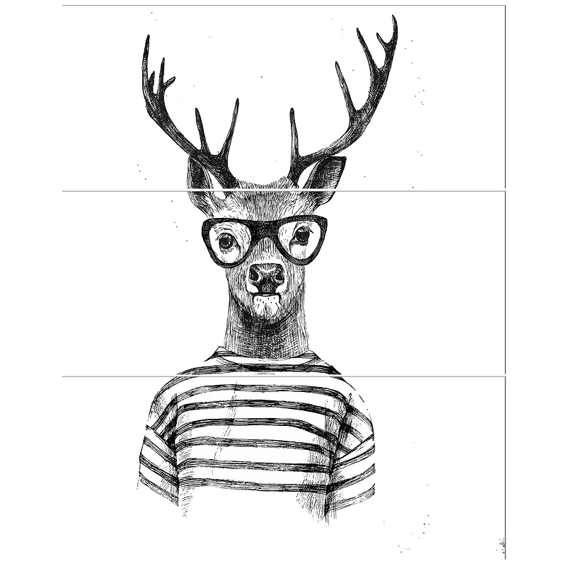 Designart - Dressed up Deer