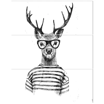 Designart - Dressed up Deer