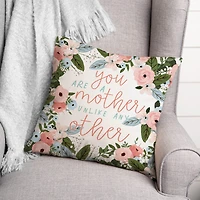 Mother Unlike Any Other Throw Pillow