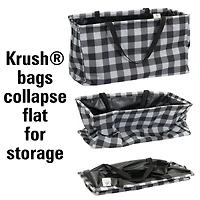 Household Essentials Krush® Black & White Canvas Utility Tote