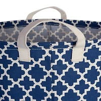 DII® Nautical Blue Lattice Laundry Bins