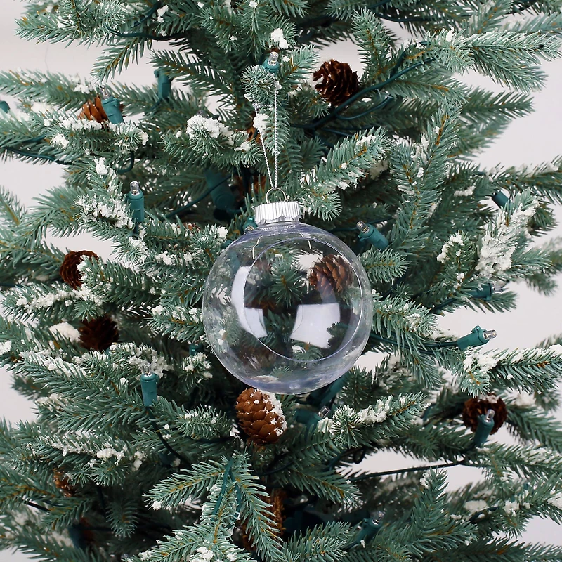 4" DIY Plastic Open Ball Ornament by Make Market®