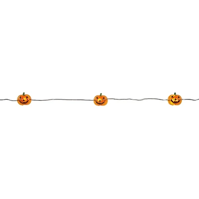 20ct. Warm White LED Jack-O'-Lantern String Lights by Ashland®