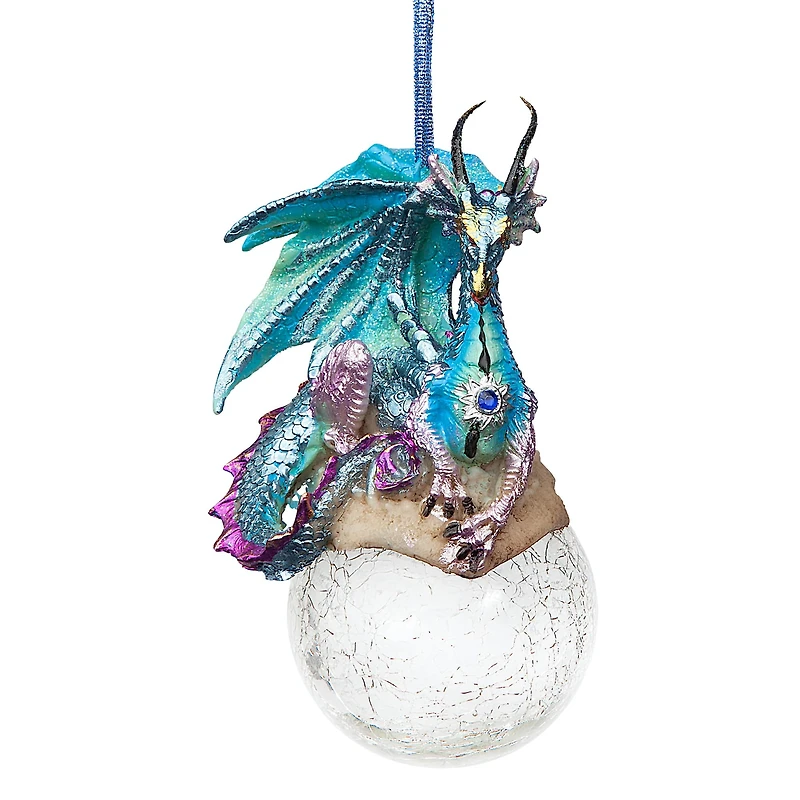 Design Toscano 3ct. Frost the Gothic Dragon Ornaments