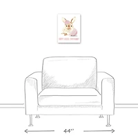 Pink Every Bunny 11" x 14" Canvas Wall Art