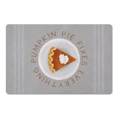 Pumpkin Pie Fixes Everything Floor Mat