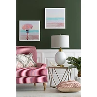 Hello Honey® Cream & Gray Fringe Kilim Pillow