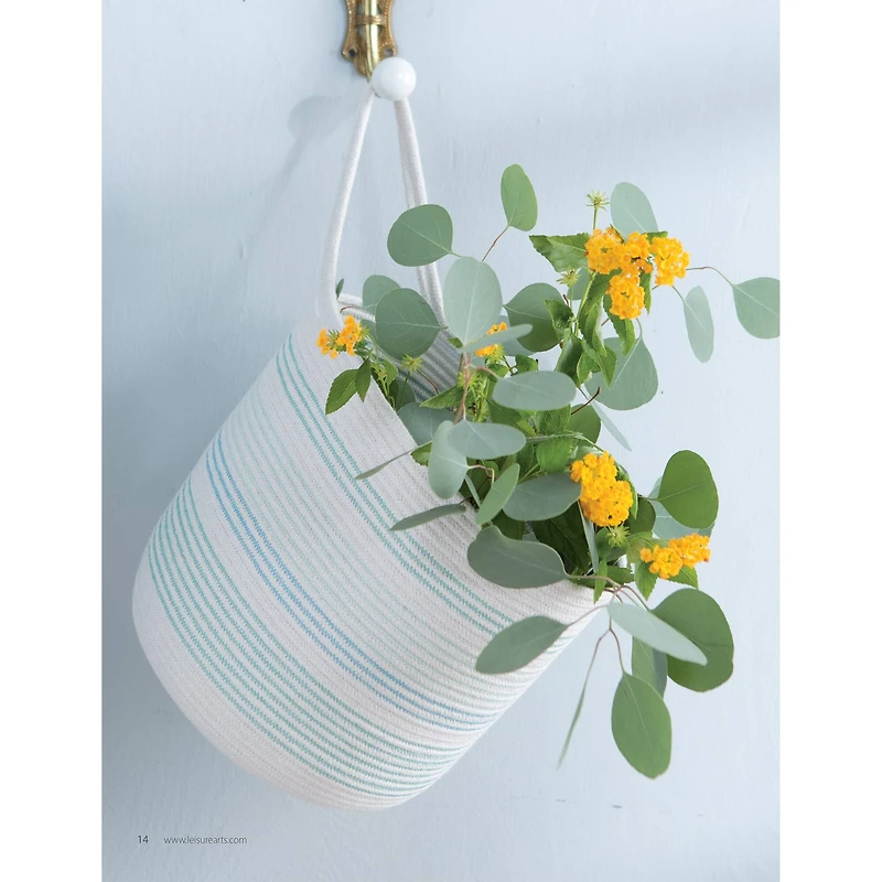 Leisure Arts® Learn to Make Rope Baskets Book