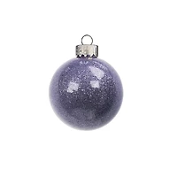 6 Pack 2.5" Glitter Glass Ball Ornaments by Ashland
