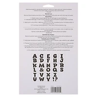 4.5" Comic Serif Alphabet Stencils by Craft Smart®