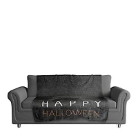 Happy Halloween Spider Webs 50" x 60" Sherpa Fleece Blanket