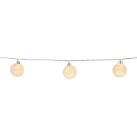 10ct. Warm White LED Frosted Ball String Lights by Ashland®