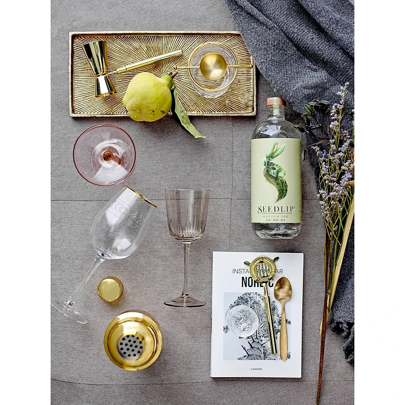 Hello Honey® Gold Finish Stainless Steel Strainer Set