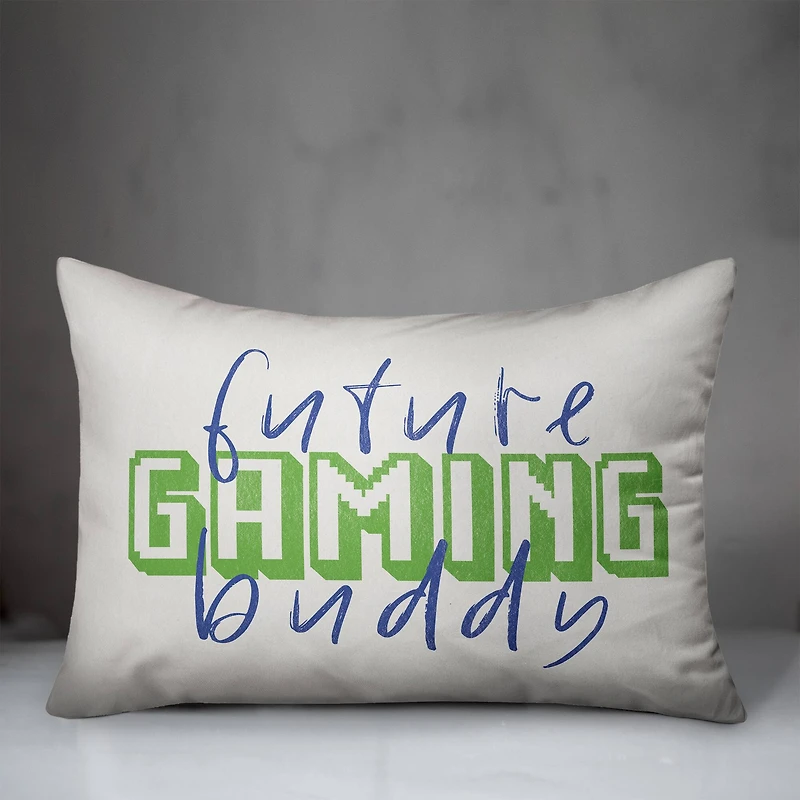 20" x 14" Future Gaming Buddy Indoor/Outdoor Throw Pillow
