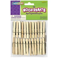 Creativity Street Natural Extra-Large Spring Clothespins