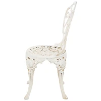 Design Toscano 32.5" Villa Ravello Rose Garden Cast Iron Bistro Chair